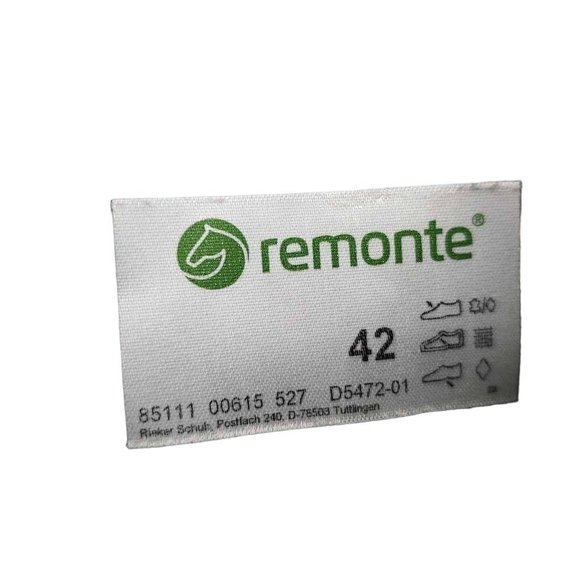 Remonte Womens Cheyenne Ankle Boots Booties Black Leather D5472-01 Zip 11.5 - Picture 5 of 9